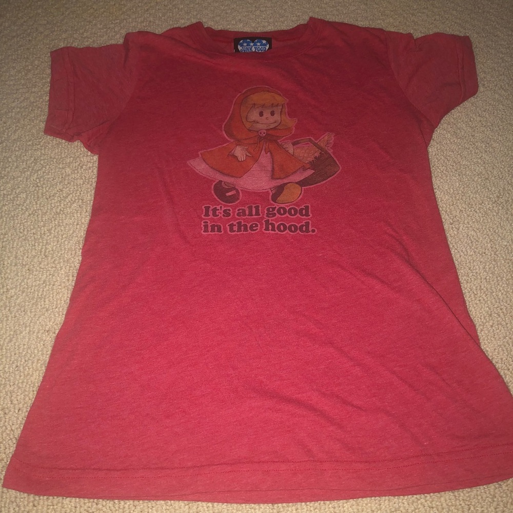 Junk food red T Shirt Red Riding Hood